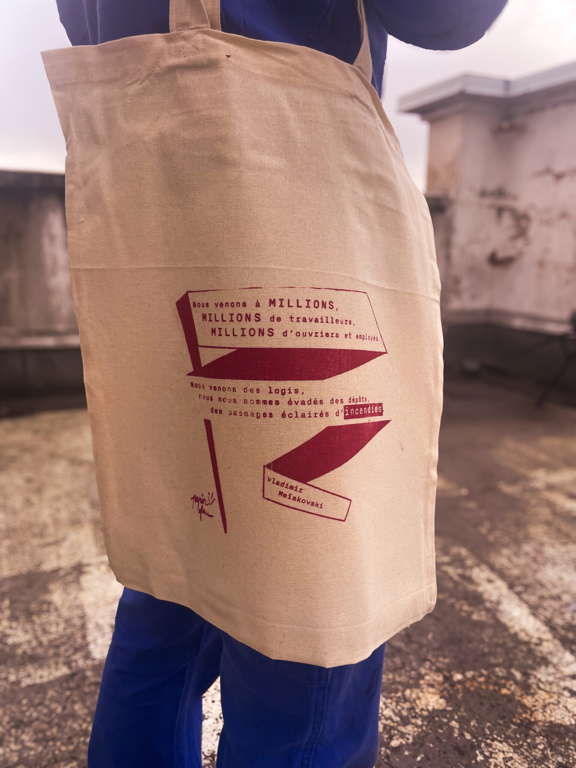 tote bag maiakovski poésie