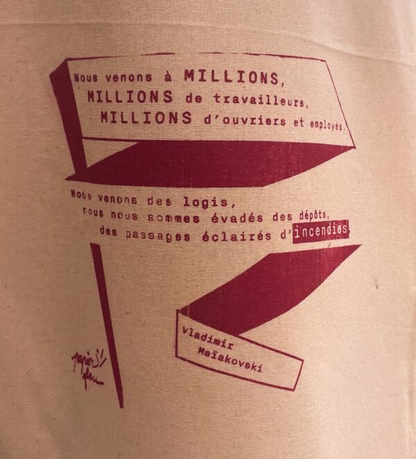 tote bag maiakovski poésie